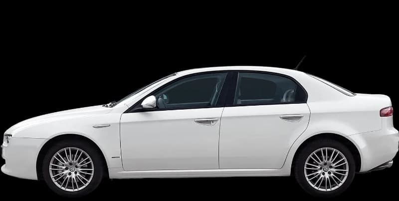 Alfa Romeo 159 2005–2011, profil lateral