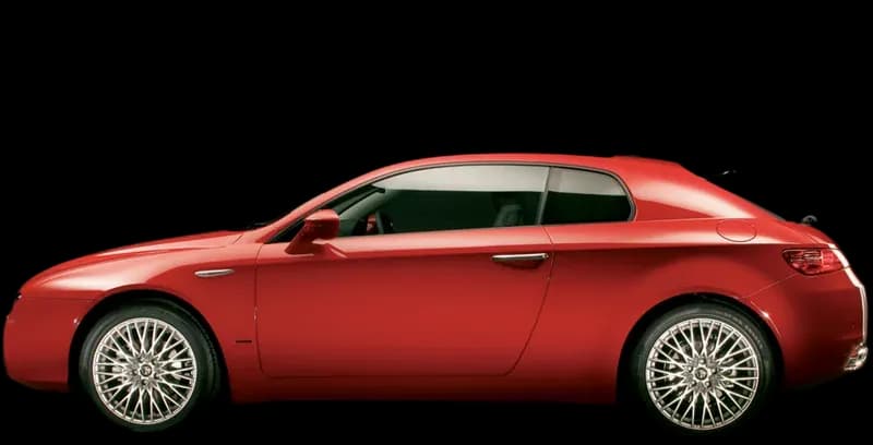 Alfa Romeo Brera 2005–2010, profil lateral