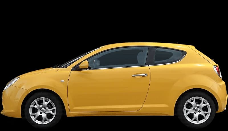 Alfa Romeo Mito 2008–2013, profil lateral