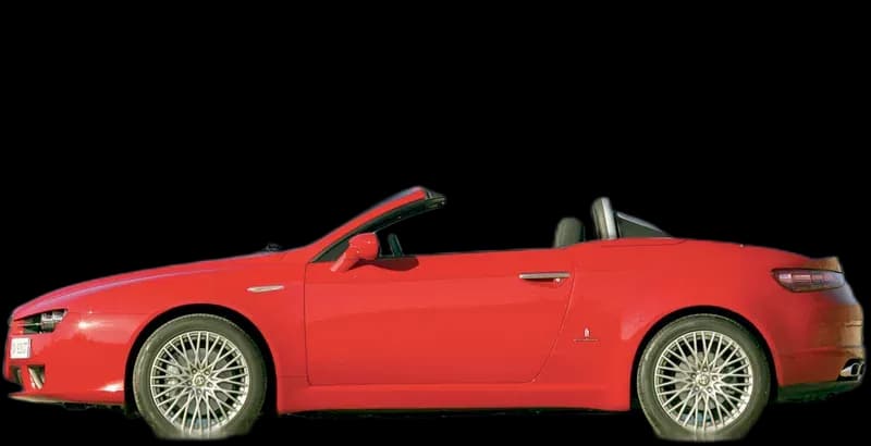 Alfa Romeo Spider 2006–2010, profil lateral