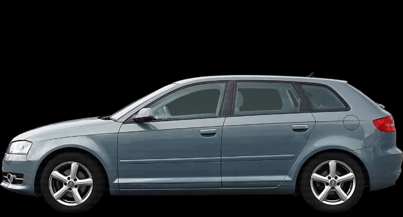 Audi A3 2003–2011, profil lateral