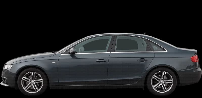 Audi A4 B8 2009–2016, profil lateral