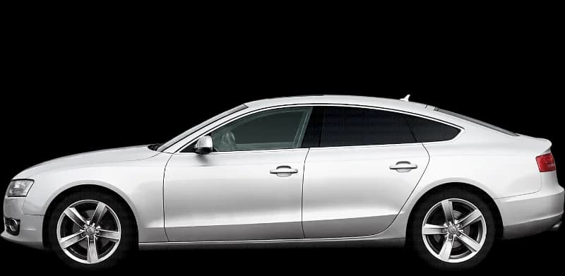 Audi A5 2008–2016, profil lateral