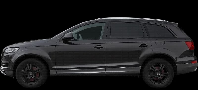 Audi Q7 2006–2009, profil lateral