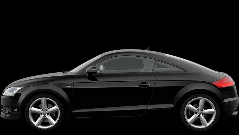 Audi TT 2006–2014, profil lateral
