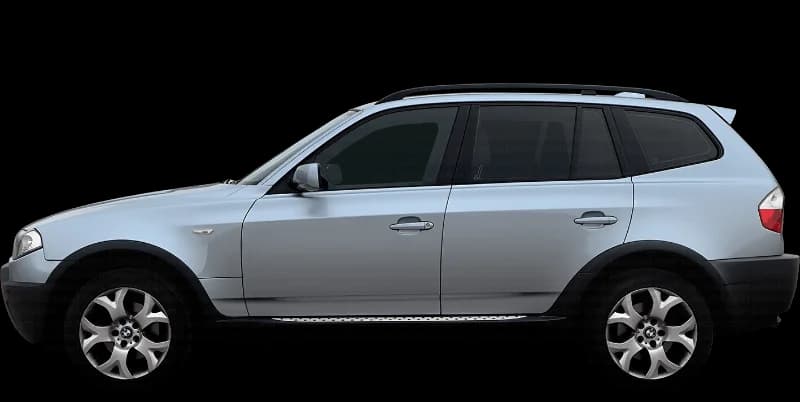 BMW X3 E83 2003–2011, profil lateral