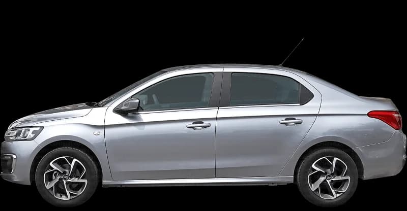 Citroën Elysee 2013–2018, profil lateral