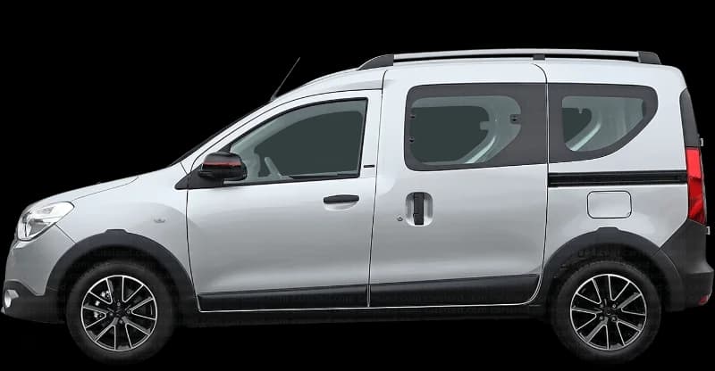 Dacia Dokker 2012–2020, profil lateral
