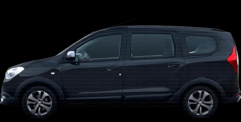 Dacia Lodgy 2012–2020, profil lateral