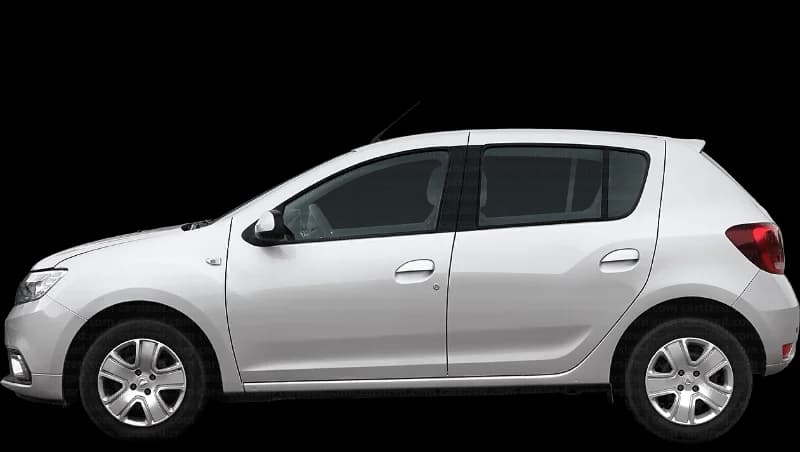 Dacia Sandero 2 2012–2020, profil lateral