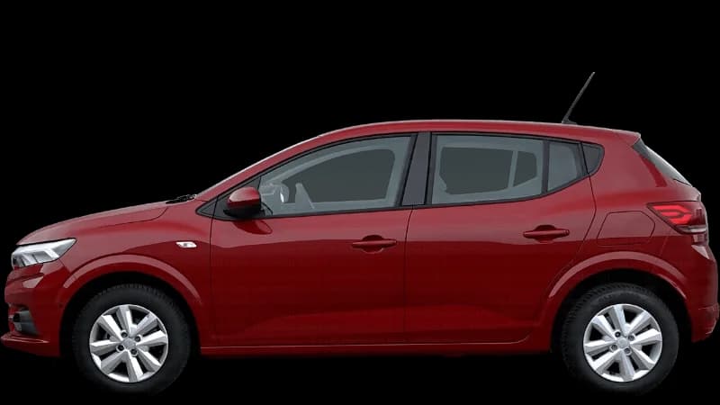 Dacia Sandero 3 2021–2023, profil lateral