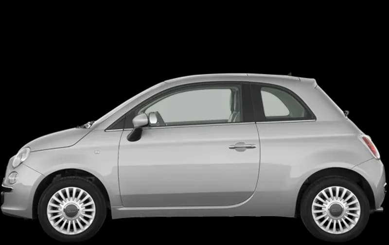 Fiat 500 2015–prezent, profil lateral