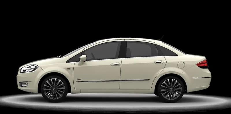 Fiat Linea 2007–2012, profil lateral