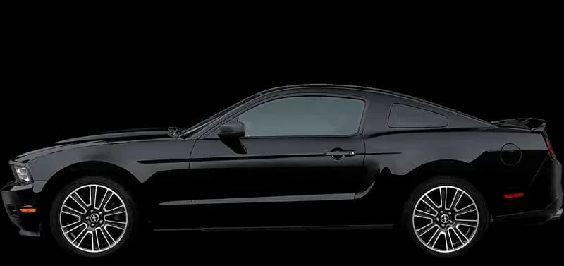 Ford Mustang 2010–2014, profil lateral