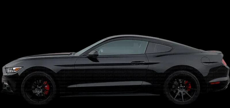 Ford Mustang 2015–2018, profil lateral