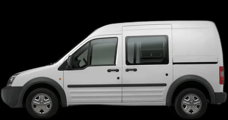 Ford Transit Connect 2008–2011, profil lateral