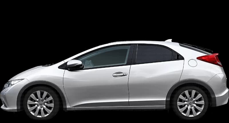 Honda Civic IX Hatchback 2011–2015, profil lateral