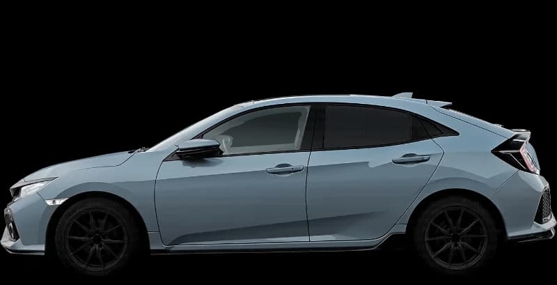 Honda Civic X 2015–2021, profil lateral
