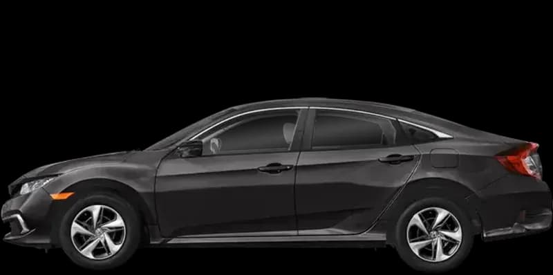Honda Civic X 2020–2021, profil lateral