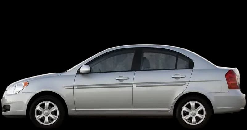 Hyundai Accent 2005–2011, profil lateral