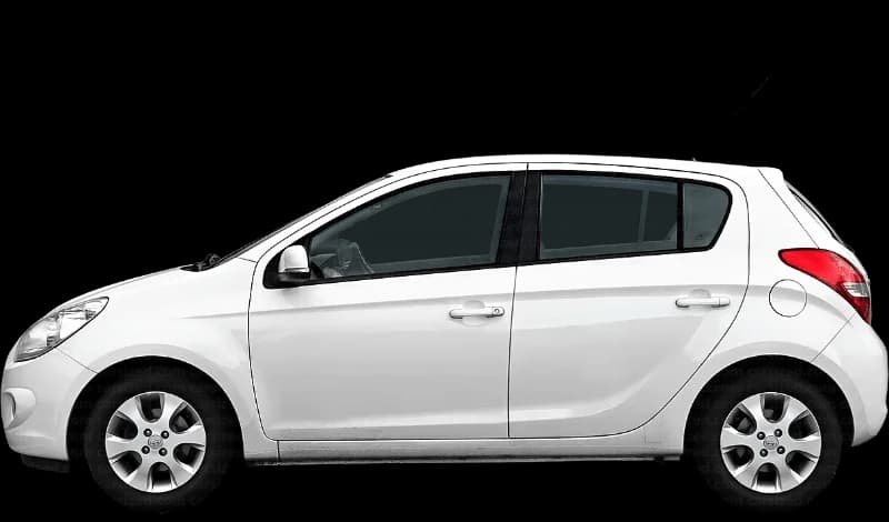 Hyundai i20 2008–2014, profil lateral