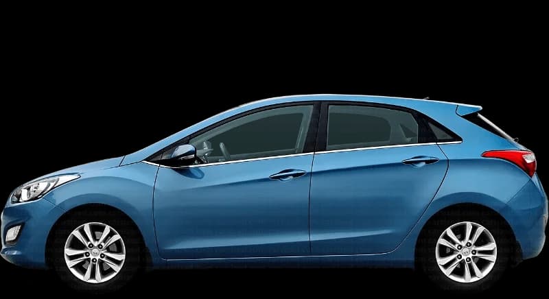 Hyundai i30 2011–2017, profil lateral