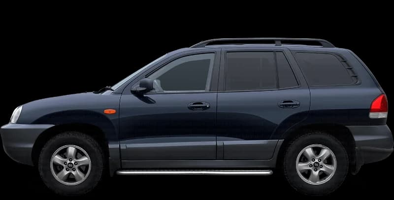Hyundai Santa Fe I 2000–2006, profil lateral