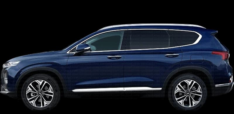 Hyundai Santa Fe IV 2018–2021, profil lateral