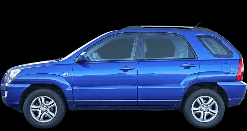 Hyundai Tucson 1 2004–2009, profil lateral