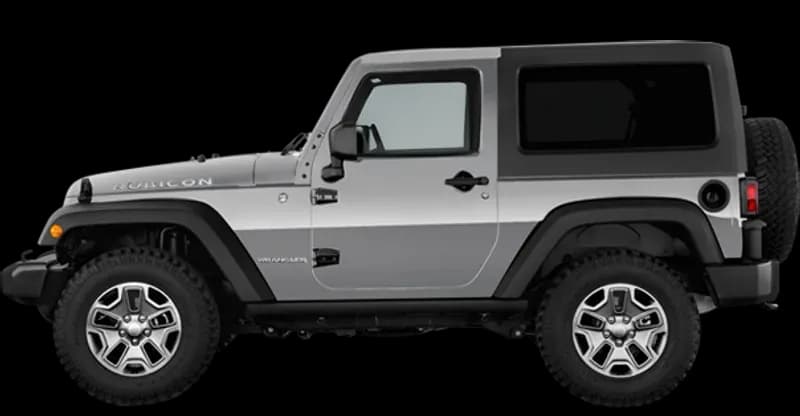 Jeep Wrangler Rubicon 2018–prezent, profil lateral