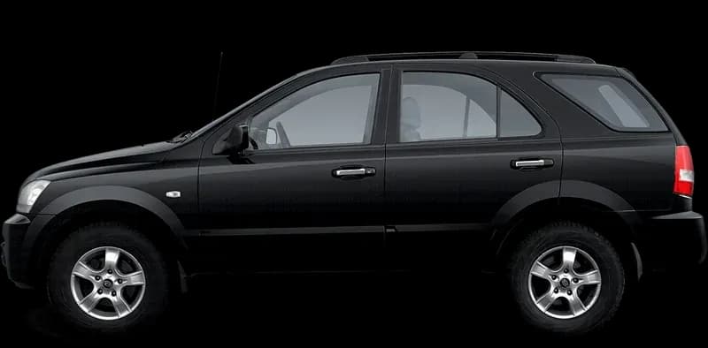 Kia Sorento 2002–2009, profil lateral