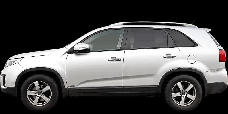 Kia Sorento 2009–2012, profil lateral