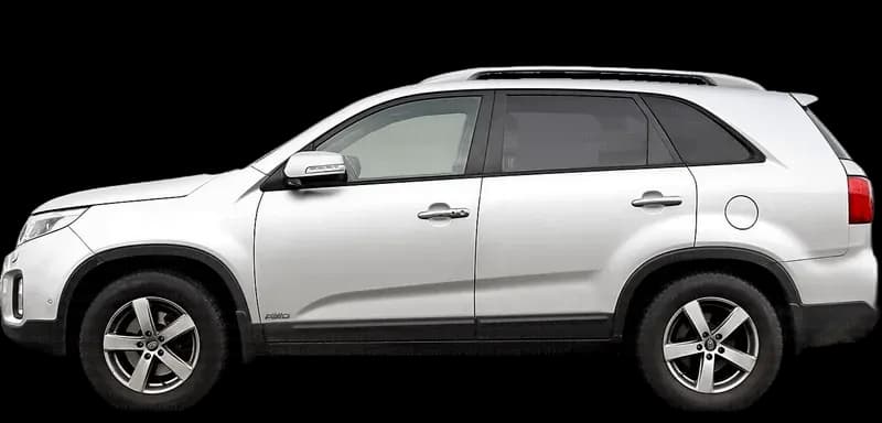 Kia Sorento 2013–2015, profil lateral