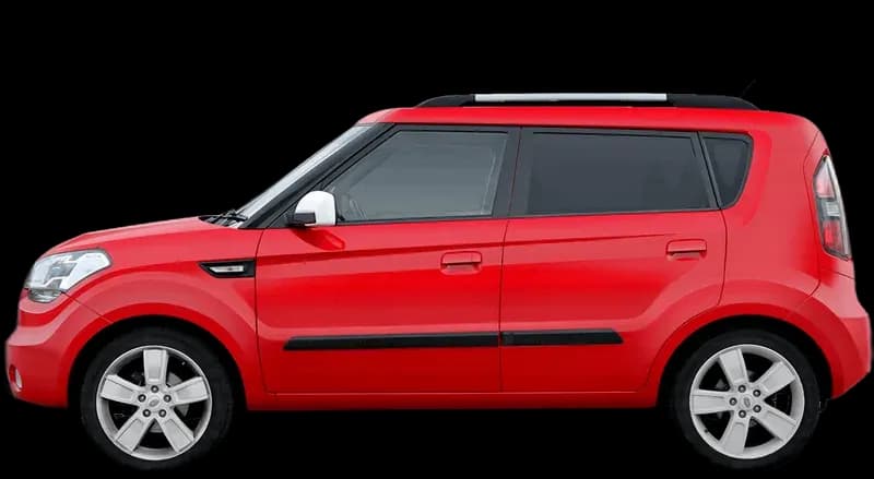 Kia Soul 2009–2013, profil lateral