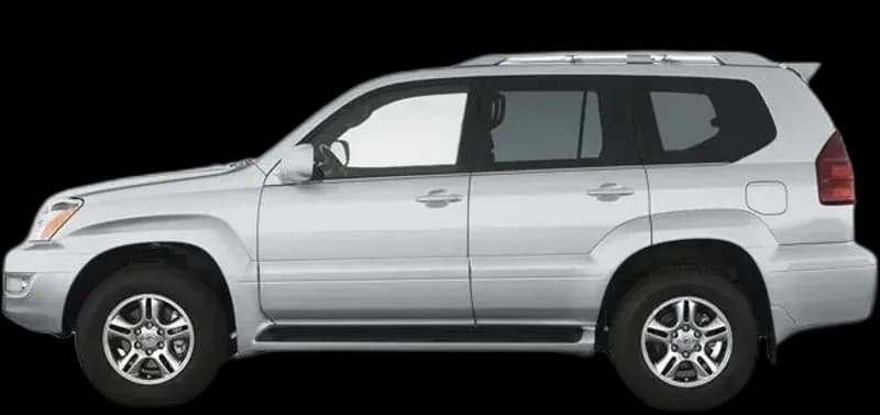 Lexus GX470 2002–2009, profil lateral