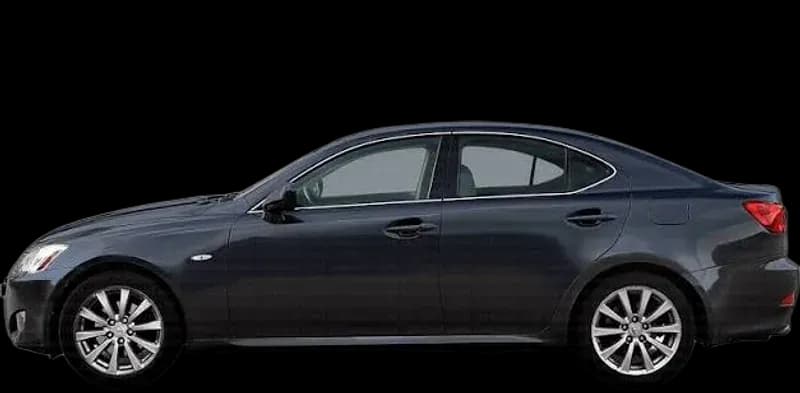 Lexus IS 2006–2012, profil lateral