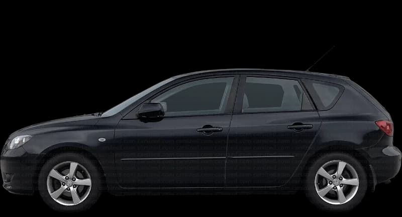 Mazda 3 2003–2009, profil lateral