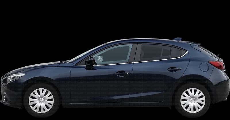 Mazda 3 2013–2018, profil lateral