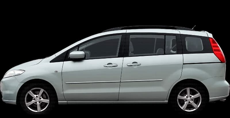 Mazda 5 2005–2010, profil lateral
