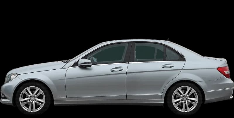 Mercedes-Benz C Class W204 2008–2010, profil lateral