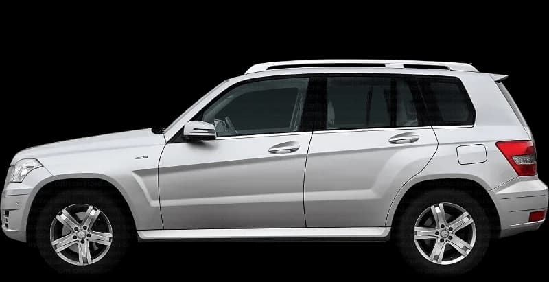 Mercedes-Benz GLK 2008–2012, profil lateral