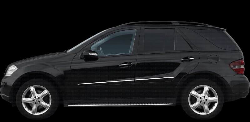 Mercedes-Benz ML W164 2005–2012, profil lateral