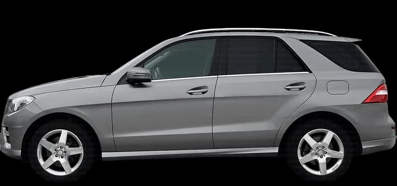 Mercedes-Benz ML W166 2011–2015, profil lateral
