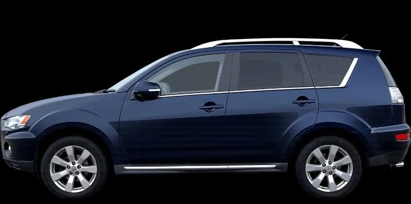 Mitsubishi Outlander II 2006–2012, profil lateral