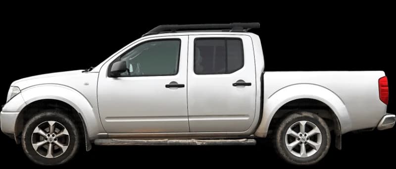 Nissan Navara D40 2004–2014, profil lateral