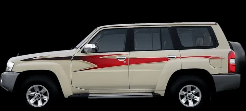 Nissan Patrol Y61 2005–2016, profil lateral