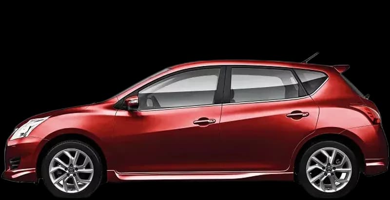 Nissan Tiida 2016–2019, profil lateral