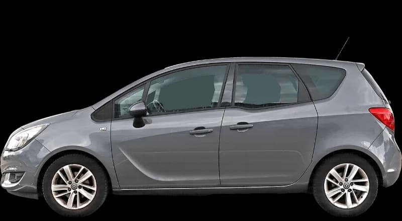 Opel Meriva 2010–2017, profil lateral