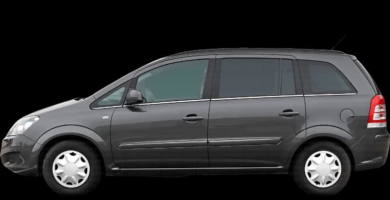 Opel Zafira 2005–2014, profil lateral