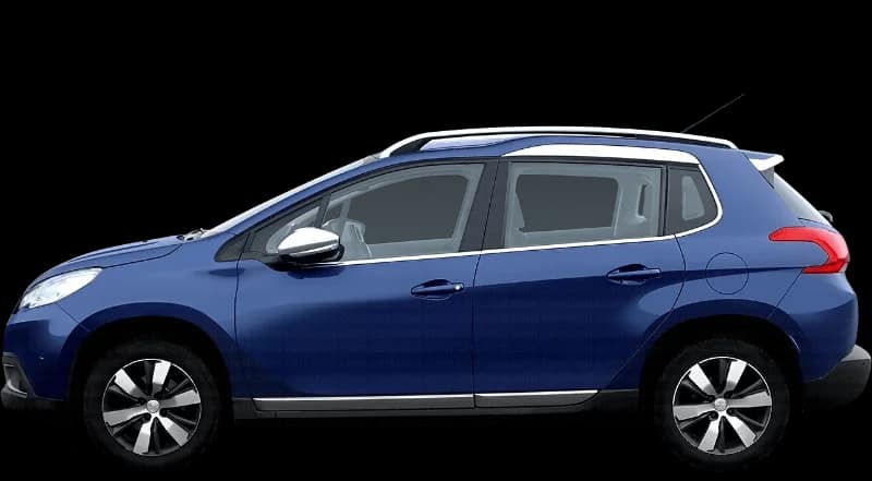 Peugeot 2008 2013–2018, profil lateral